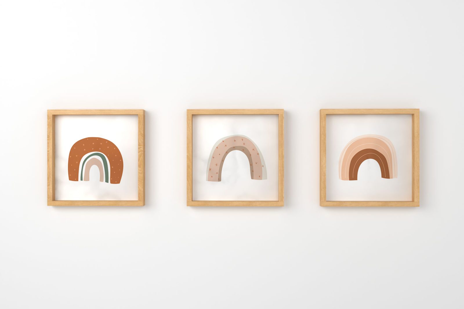 arco iris sin nube maple