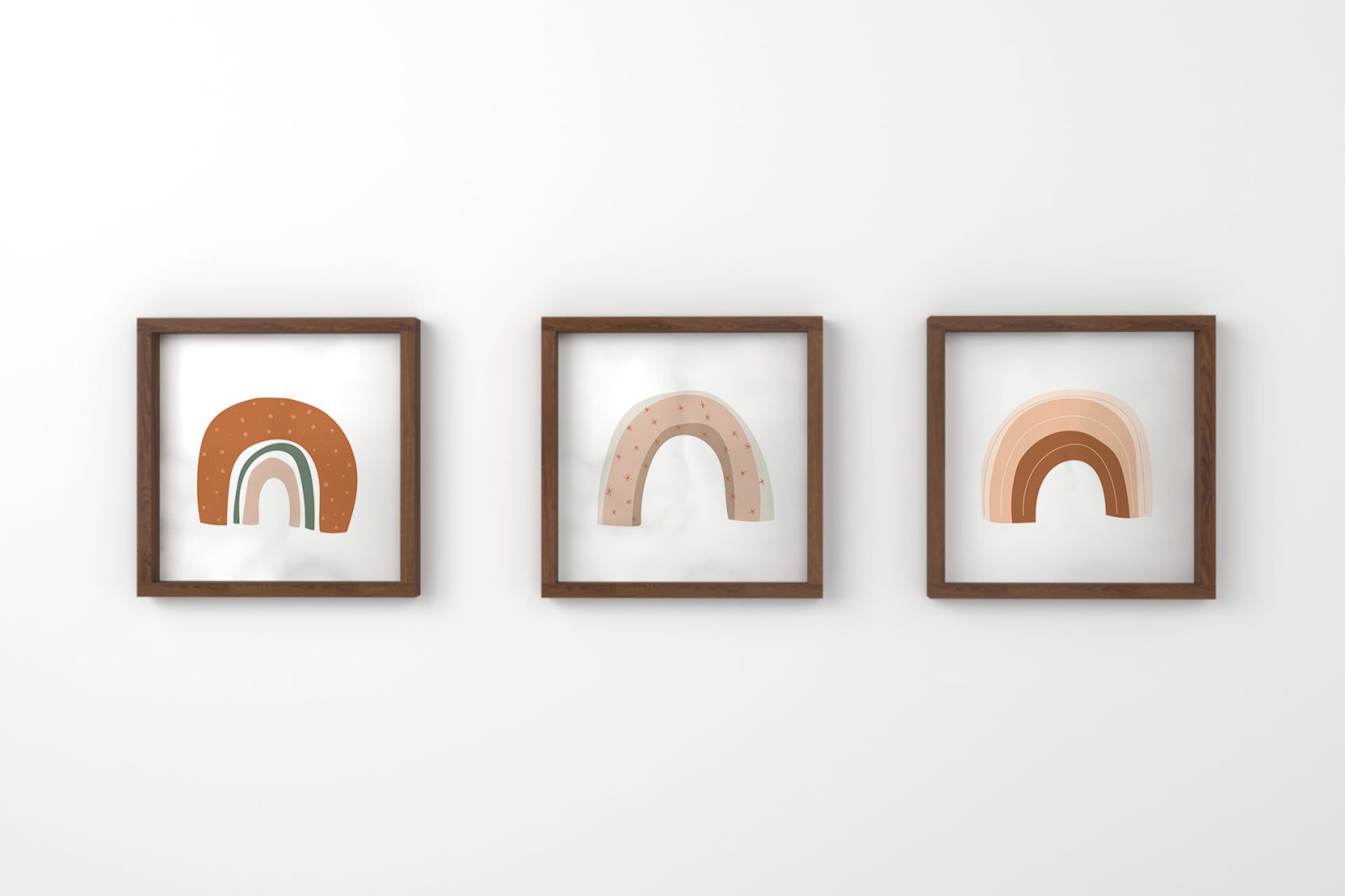 arco iris sin nube nogal