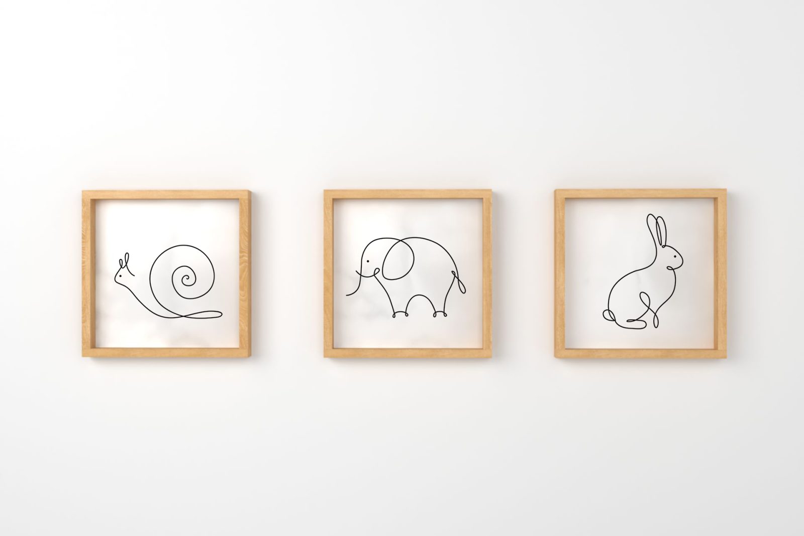 caracol conejo elefante maple